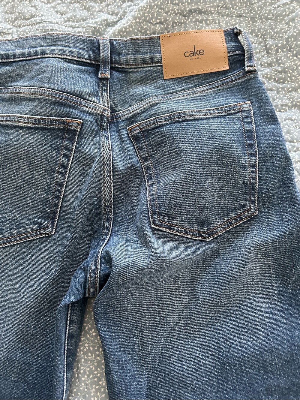 Cake Women's Straight Jeans in Dark Blue - Picture 4 of 6